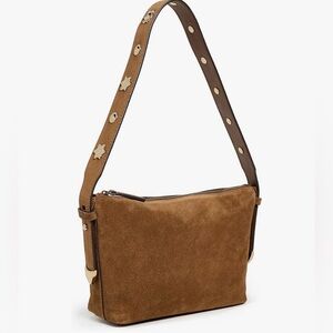 Madewell Suede Sun Stud Shoulder Bag